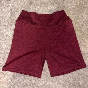 P'tula Maroon Bike Shorts